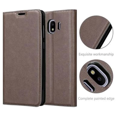Samsung Galaxy J4 2018 lommebokdeksel case (brun)