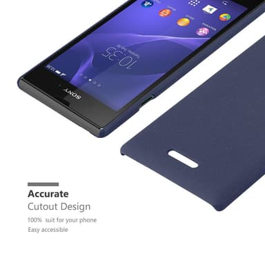 Sony Xperia T3 Hardt Deksel Cover (blå)