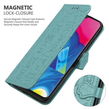 Samsung Galaxy A10 / M10 lommebokdeksel case (grønn)