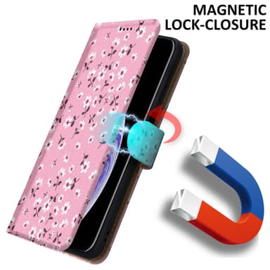 iPhone X / XS lommebokdeksel etui (rosa)