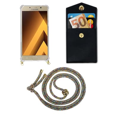 Samsung Galaxy A5 2017 Deksel med Halskjede (gul)