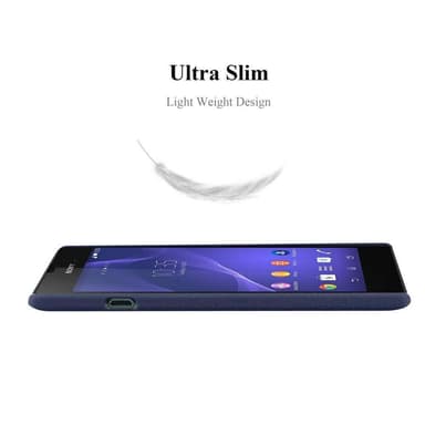 Sony Xperia T3 Hardt Deksel Cover (blå)