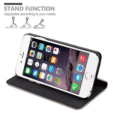 iPhone 6 PLUS / 6S PLUS lommebokdeksel case (brun)