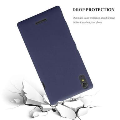 Sony Xperia T3 Hardt Deksel Cover (blå)