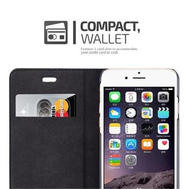 iPhone 6 PLUS / 6S PLUS lommebokdeksel case (brun)