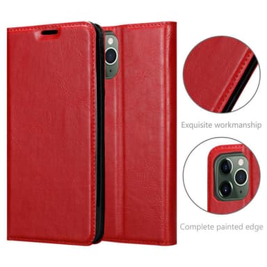 iPhone 12 / 12 PRO lommebokdeksel case (rød)
