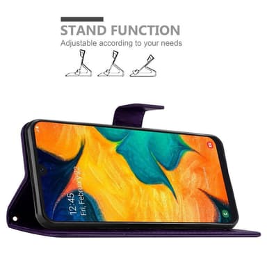 Samsung Galaxy A20 / A30 / M10s lommebokdeksel Blomster