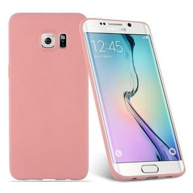 Deksel Samsung Galaxy S6 EDGE Silikon cover (rosa)