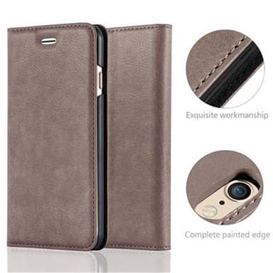 iPhone 6 PLUS / 6S PLUS lommebokdeksel case (brun)