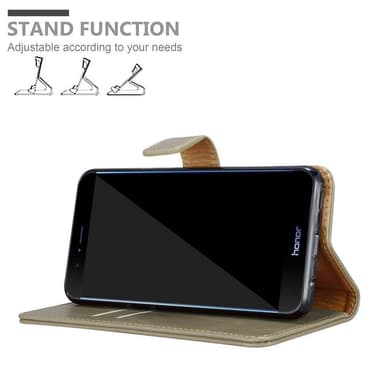 Honor 8 PRO lommebokdeksel etui (brun)