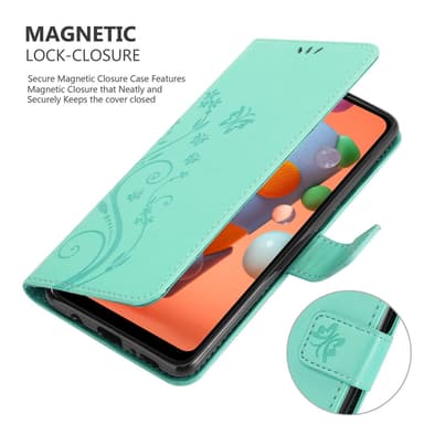 Samsung Galaxy A11 / M11 lommebokdeksel Blomster