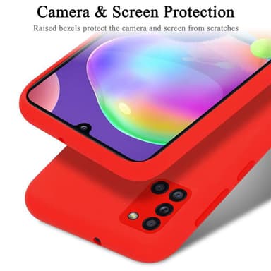 Samsung Galaxy A31 silikondeksel case (rød)