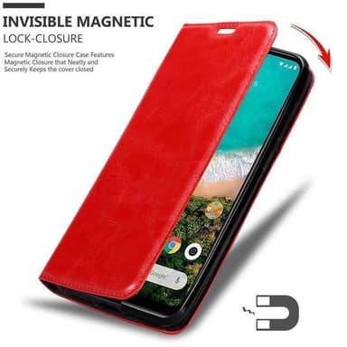 Xiaomi Mi CC9 lommebokdeksel case (rød)