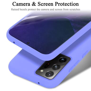 Samsung Galaxy NOTE 20 ULTRA silikondeksel case (lilla)