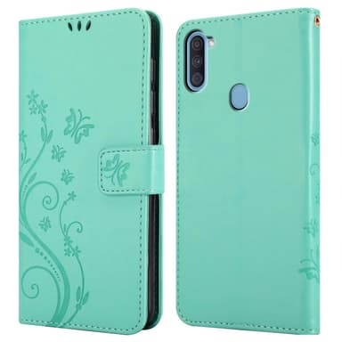 Samsung Galaxy A11 / M11 lommebokdeksel Blomster