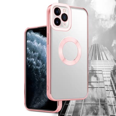 iPhone 11 PRO silikondeksel Krom case (gjennomsiktig)