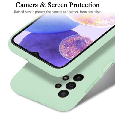 Samsung Galaxy A23 4G / 5G silikondeksel case (grønn)