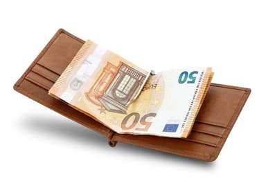 Lommebok i skinn Ultratynn lommebok i skinn