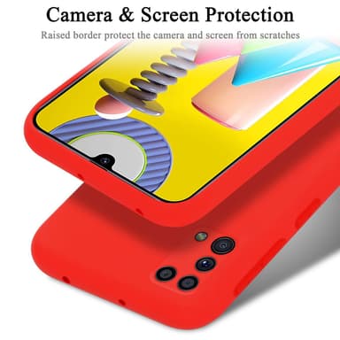 Samsung Galaxy M31 silikondeksel case (rød)