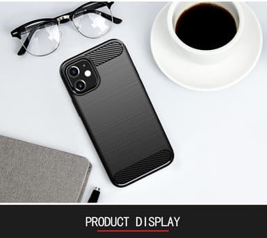 Deksel iPhone 12 MINI ultra slim (svart)