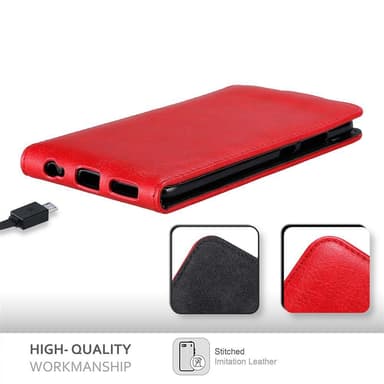 Xiaomi Mi A1 / Mi 5X deksel flip cover (rød)