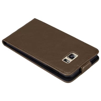 Samsung Galaxy S6 EDGE PLUS deksel flip cover (brun)