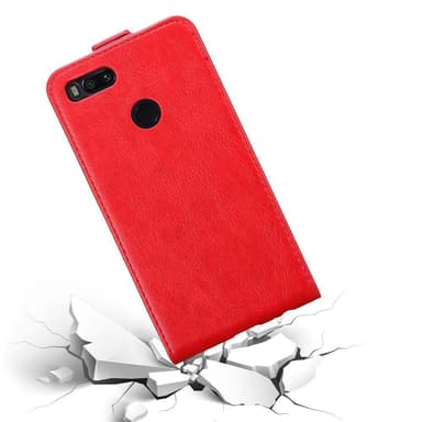 Xiaomi Mi A1 / Mi 5X deksel flip cover (rød)