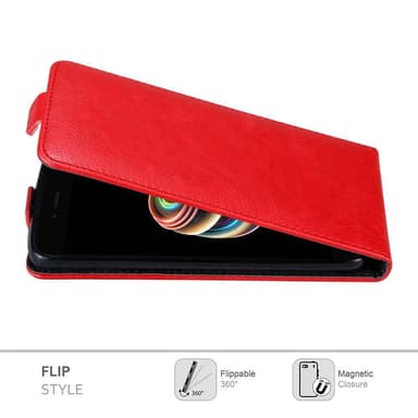 Xiaomi Mi A1 / Mi 5X deksel flip cover (rød)