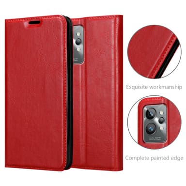 Realme GT 2 PRO lommebokdeksel case (rød)