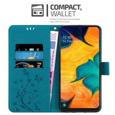 Samsung Galaxy A20 / A30 / M10s lommebokdeksel Blomster