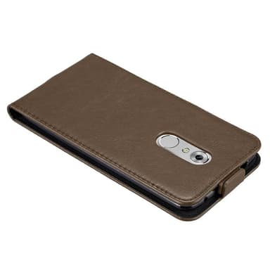 ZTE Axon 7 deksel flip cover (brun)