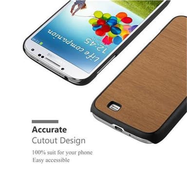 Samsung Galaxy S4 Hardt Deksel Case (brun)