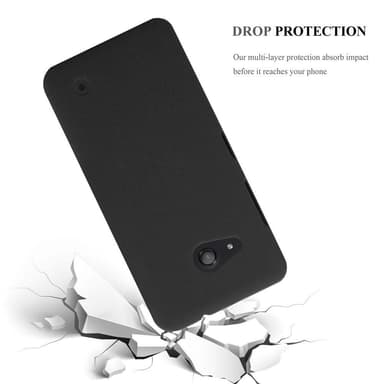 Nokia Lumia 550 Hardt Deksel Cover (svart)