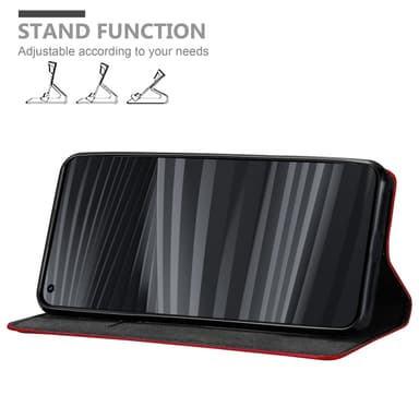 Realme GT 2 PRO lommebokdeksel case (rød)