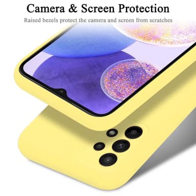 Samsung Galaxy A23 4G silikondeksel case (gul)