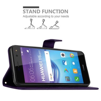 Huawei Y5 2017 / Y6 2017 lommebokdeksel Blomster