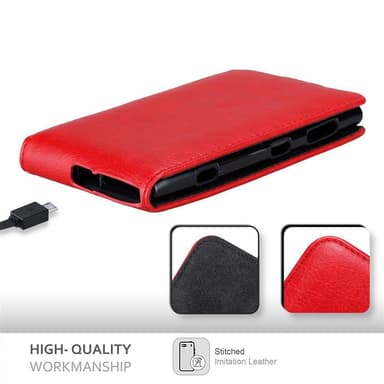 Nokia Lumia 1020 deksel flip cover (rød)