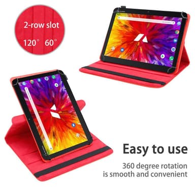 Acepad A121 (10.1 tomme) deksel til nettbrett (rød)
