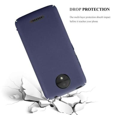 Motorola MOTO C PLUS Hardt Deksel Cover (blå)