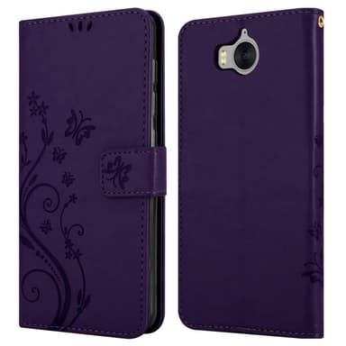 Huawei Y5 2017 / Y6 2017 lommebokdeksel Blomster