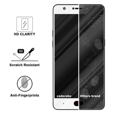 ZTE Nubia M2 Skjermbeskytter Skärmskydd (hvit)