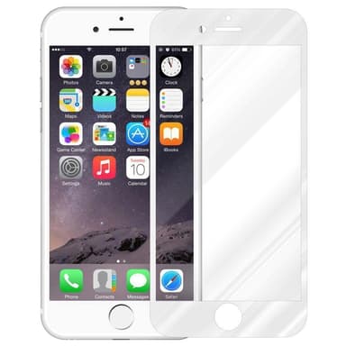 iPhone 6 / 6S Skjermbeskytter Skärmskydd (hvit)