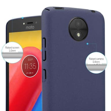 Motorola MOTO C PLUS Hardt Deksel Cover (blå)