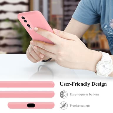 Honor 70 silikondeksel case (Rosa)
