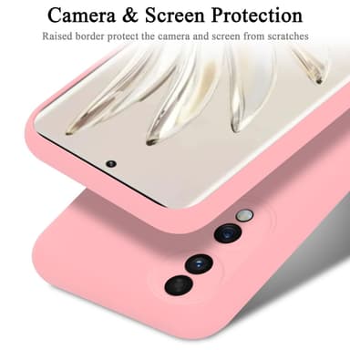 Honor 70 silikondeksel case (Rosa)