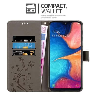 Samsung Galaxy A10e / A20e lommebokdeksel Blomster
