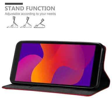 Honor 9S / Huawei Y5P lommebokdeksel case (rød)