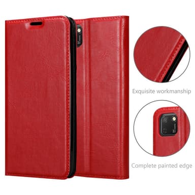 Honor 9S / Huawei Y5P lommebokdeksel case (rød)