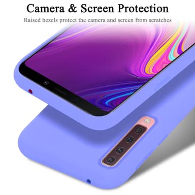 Samsung Galaxy A9 2018 silikondeksel case (lilla)
