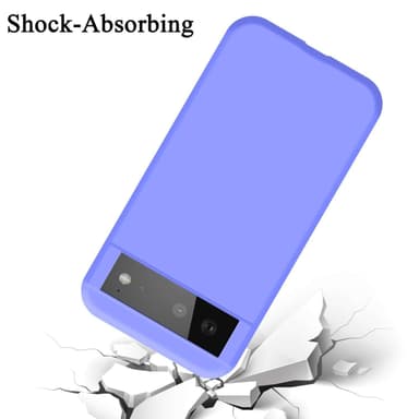 Google PIXEL 6 silikondeksel case (Lilla)